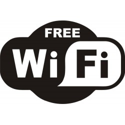 Pegatinas de paredWiFi GRATIS - pegatina