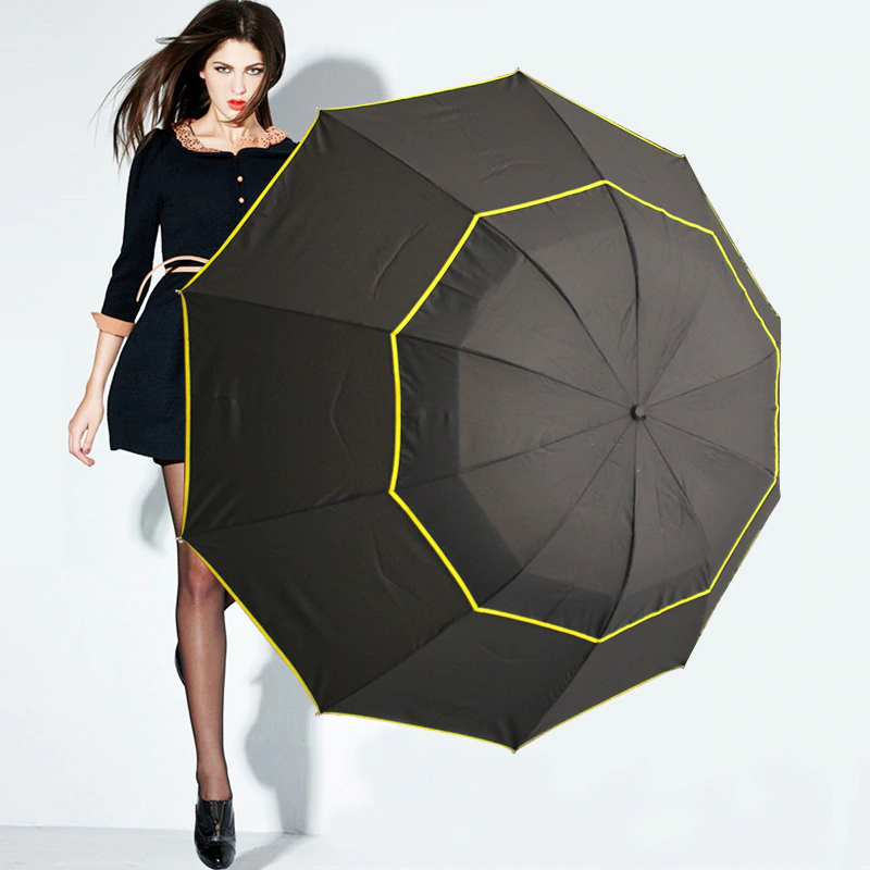 Outdoor & CampingGran paraguas resistente al viento 130 cm