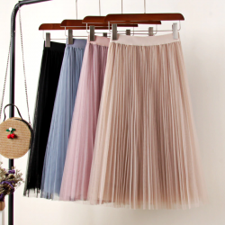 Fashion midi pleated skirtDresses