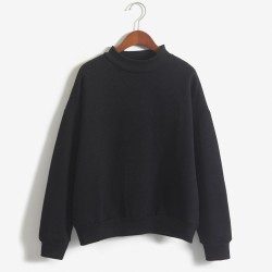 Hoodies & JerséisSudadera de terciopelo cálido con manga larga