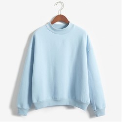 Hoodies & JerséisSudadera de terciopelo cálido con manga larga