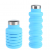 Herramientas de supervivenciabotella de agua de silicona plegable 500 ml