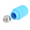 Herramientas de supervivenciabotella de agua de silicona plegable 500 ml