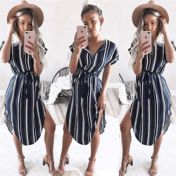 Elegant striped dressDresses