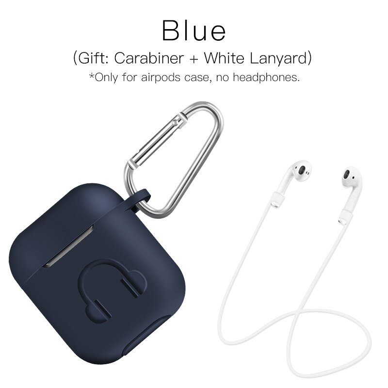 AuricularesFunda para auriculares de silicona suave para Apple AirPods con gancho