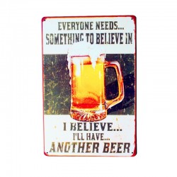 Plaques & SignsSAVE WATER DRINK BEER vintage metal poster - wall sticker