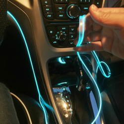 Luces & Iluminaciónretroiluminación interior del coche - Banda con USB 5 m