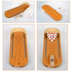 Bebé y niñosMini juego de bolos de madera