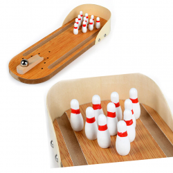 Bebé y niñosMini juego de bolos de madera