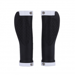 Anti-skid rubber - handlebar grips - for MTB bike - lock-on ends - 2 piecesBicycle