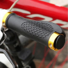 Anti-skid rubber - handlebar grips - for MTB bike - lock-on ends - 2 piecesBicycle