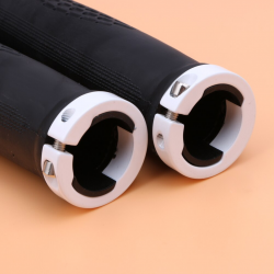 Anti-skid rubber - handlebar grips - for MTB bike - lock-on ends - 2 piecesBicycle