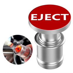 Encendedor de auto12V EJECT & FIRE MISSILE - botón de empuje del coche más ligero