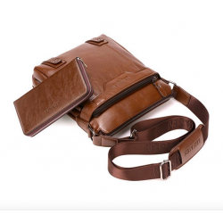 BolsosBolso bandolera de cuero de moda con billetera*