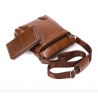 Fashionable leather crossbody & shoulder bag with wallet*Bags