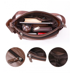 BolsosBolso bandolera de cuero de moda con billetera*