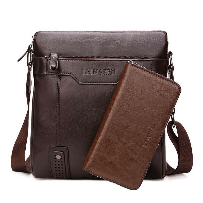 BolsosBolso bandolera de cuero de moda con billetera*