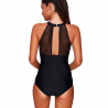One-piece mesh swimsuit with push upBeachwear