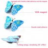 3D butterflies wall stickers - fridge magnets - 12 piecesWall stickers