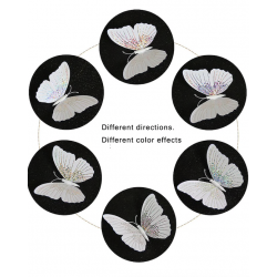 3D butterfly - wall sticker with magnet 12 piecesWall stickers