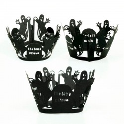 Halloween cupcakes & muffins covers - paper wrappers 12 piecesBakeware