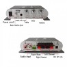 AmplificadorAmplificador de coche - Hi-Fi 2.1 estéreo - super bajo - opción subwoofer - AUX en