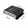 AmplificadorAmplificador de coche - Hi-Fi 2.1 estéreo - super bajo - opción subwoofer - AUX en