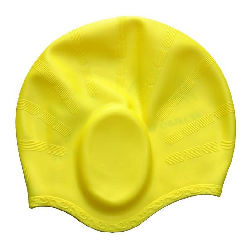NataciónCapa de natación de silicona - pelo largo y protección de oídos