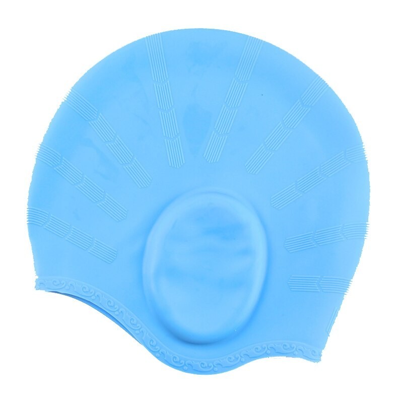 NataciónCapa de natación de silicona - pelo largo y protección de oídos