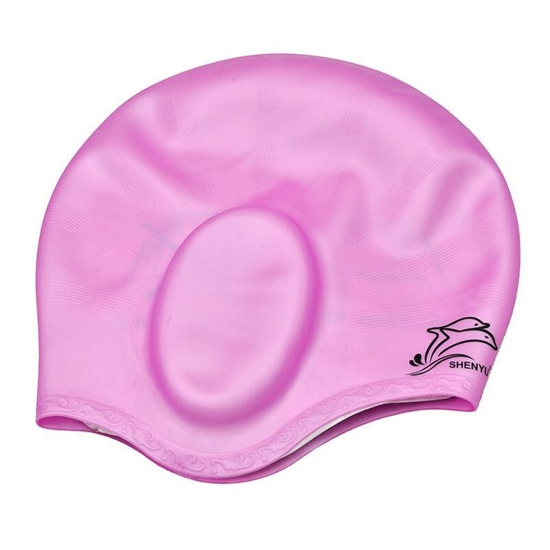 NataciónCapa de natación de silicona - pelo largo y protección de oídos