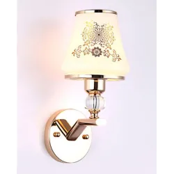 ApliquesLámpara de pared LED - simple & doble cabeza - cristal de oro