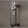 ApliquesLámpara de pared vintage con cadena de bicicletas