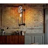 Vintage wall lamp with bicycle chainWall lights