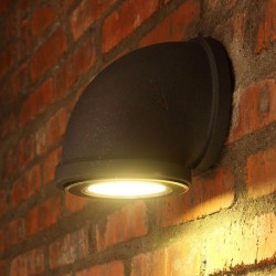 Iron pipe - wall mounted lamp