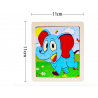 EducativoRompecabezas 3D de madera - juguete educativo - 11 * 11cm