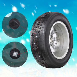 Partes de ruedaInvierno antideslizante universal rueda neumático cadena de emergencia 2 piezas