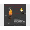 ApliquesMano retro con antorcha - lámpara de pared