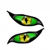 Pegatinas3D zombi ojos - vinilo coche sticker 13 * 5cm