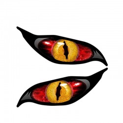 Pegatinas3D zombi ojos - vinilo coche sticker 13 * 5cm