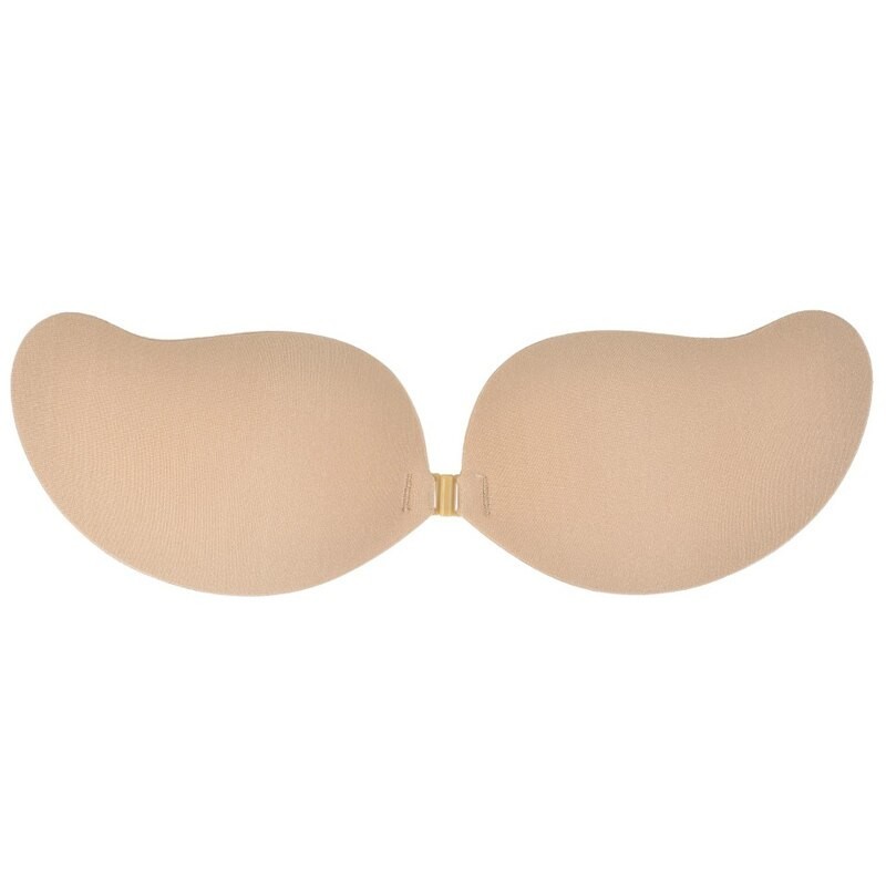 Adhesive bra with push up - seamless - strapless - front closureLingerie