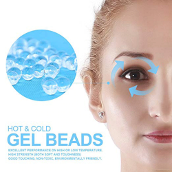Gel eye mask - for hot & cold therapy - soothing relaxing sleeping maskSleeping