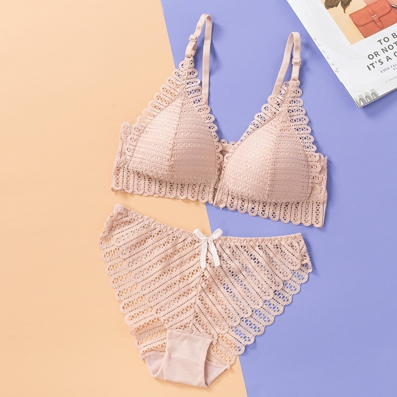 Sexy lace bra & panties - seamless underwear - setLingerie