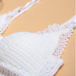 Lenceríasujetador de encaje sexy & bragas - ropa interior sin costura - conjunto