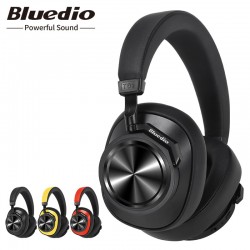 AuricularesBluedio T6S Auriculares Bluetooth - cancelación de ruido activo - auriculares inalámbricos con control de voz