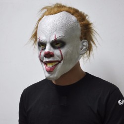 MáscaraHalloween payaso látex completo máscara de cara