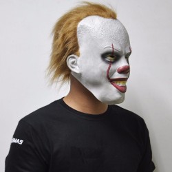 MáscaraHalloween payaso látex completo máscara de cara