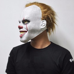 MáscaraHalloween payaso látex completo máscara de cara