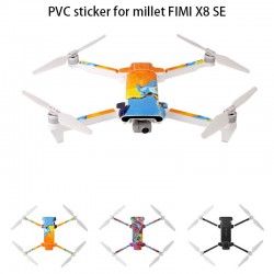 DronesPegatina PVC impermeable para Drone Xiaomi Fimi X8 SE