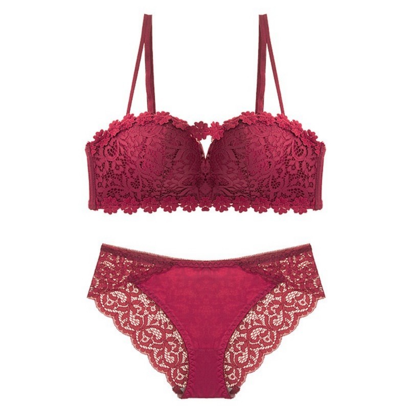 Sexy bra & panties - push up - lace setLingerie