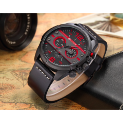 Luxury leather sports quartz watchWatches